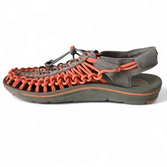 KEEN Uneek Canvas pink/grey size 7 - Picture 2 of 9